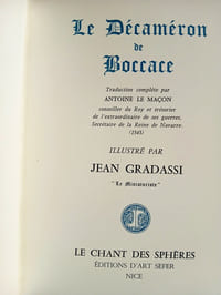 Le Décaméron (5vol), illustré par Jean Gradassi.