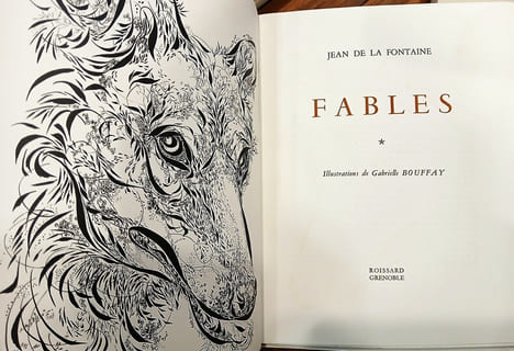 Fables (3vol), illustrées par Gabrielle Bouffay.. LA FONTAINE Jean de.
