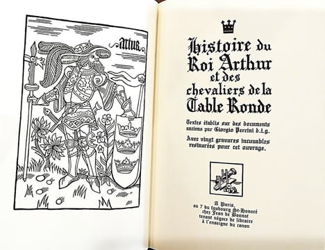 Histoire du Roi Arthur et des chevaliers de la Table Ronde.. PERRINI Georgio.