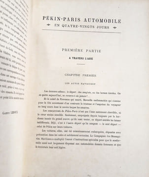 Pékin-Paris Automobile en Quatre-vingt jours.. du TAILLIS Jean.