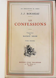 Les Confessions (3vol.), illustré par Maurice Leloir.