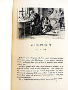 Les Confessions (3vol.), illustré par Maurice Leloir.