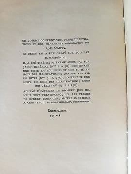 Oeuvres de A. de Musset: Nouvelles et Contes (3vol), illustré par André-Édouard Marty.. MUSSET Alfred de.