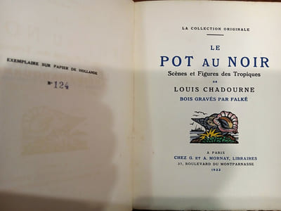 Le Pot au Noir, illustré par Pierre Falké.