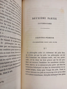 Averroès et l'averroïsme. Essai historique.