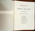 Po&eacute;sies, illustr&eacute; par les eaux-fortes de Henri Matisse.. MALLARM&Eacute; St&eacute;pahne