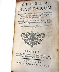 Genera Plantarum Eorumque Characteres naturales, secundum Numerum, Figuram, Situm & Proportionem omnium Fructificationis partium.