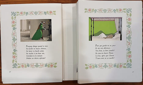 Les Amours (3vol), illustrés par les aquarelles en couleurs de André Édouard Marty.. RONSARD Pierre de.