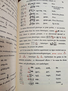 Principes généraux de l'Écriture sacrée égyptienne.