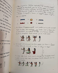 Principes généraux de l'Écriture sacrée égyptienne.