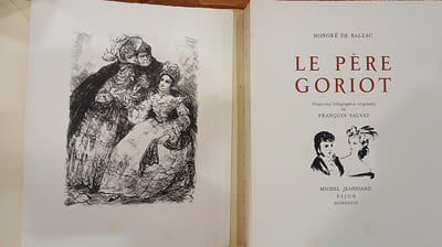 Le Père Goriot, illustré par les lithographies de François Salvat.