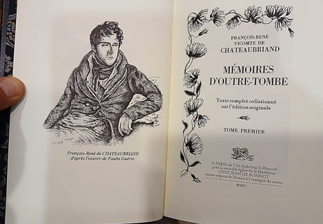 Mémoires d'Outre-Tombe (6vol), Texte complet collationné sur l'édition originale.. CHATEAUBRIAND François-René, Vicomte de.