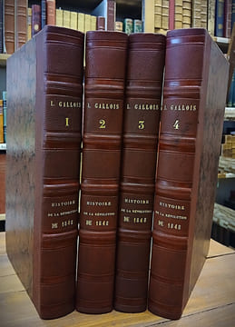 Histoire de la Révolution de 1848 (4vol).. GALLOIS Léonard.