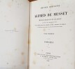 Œuvres compl&egrave;tes de Alfred de Musset(11vol), orn&eacute;e de 28 gravures d'apr&egrave;s les dessins de Bida.. MUSSET Alfred de.