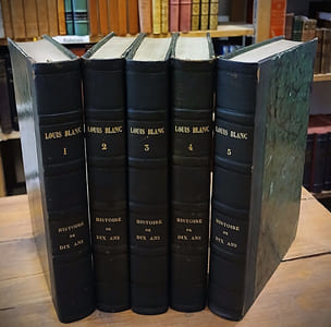 Histoire de dix ans, 1830-1840 (5vol). Augmentée de nouveaux documents géographiques.