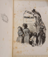 Les Français peints par eux-mêmes, Encyclopédie morale du XIXème siècle. Texte par les sommités littéraires. (9vol)
Dessins par Charlet, Daubigny, Emy, Férogio, Gagniet, Gavarni.. Tony Johannot, Trimolet.