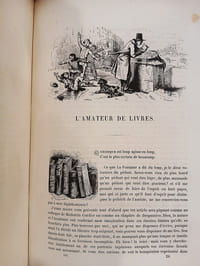 Les Français peints par eux-mêmes, Encyclopédie morale du XIXème siècle. Texte par les sommités littéraires. (9vol)
Dessins par Charlet, Daubigny, Emy, Férogio, Gagniet, Gavarni.. Tony Johannot, Trimolet.