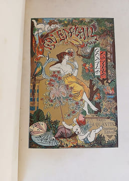 L'Éventail- L'Ombrelle, Le Gant, Le Manchon. Illustré par Paul Avril.. UZANNE Octave.