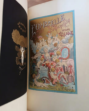 L'Éventail- L'Ombrelle, Le Gant, Le Manchon. Illustré par Paul Avril.. UZANNE Octave.