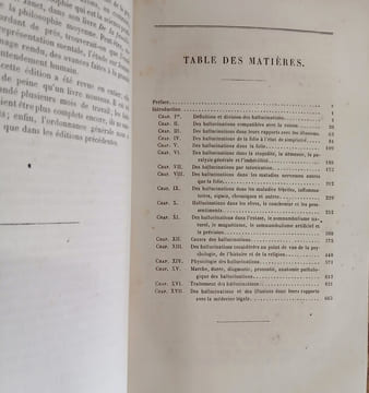 Des Hallucinations ou Histoire Raisonnée, Des Apparitions, Des Visions, Des Songes de l'extase, Des Rêves, Du Magnétisme et du somnambulisme.. BRIERRE ...