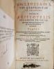 Operum Aristotelis Stagiritae Philosophorum omnium long&egrave; principis noua editio, Grec&egrave; & Latin&egrave; (Tomus1).. ARISTOTE (Aristoteles).