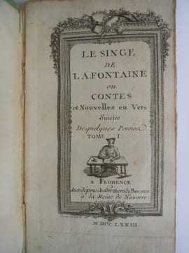 Le Singe de la Fontaine ou Contes et Nouvelles en Vers, suivies de quelques poésies. (T1). DE THEÏS Marie-Alexandre
