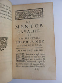 Le mentor cavalier ou les Illustres infortunes de notre siècle.