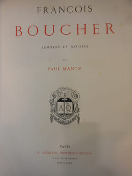 François Boucher, Lemoyne et Natoire.. MANTZ Paul