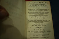 Dictionnaire généalogique, héraldique, historique et chronologique contenant l'origine et l'état actuel des premières Maisons de France, des Maisons souveraines et principales de l'Europe (7vol).