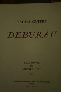 Debureau, illustré de six eaux-fortes de Michel Ciry.