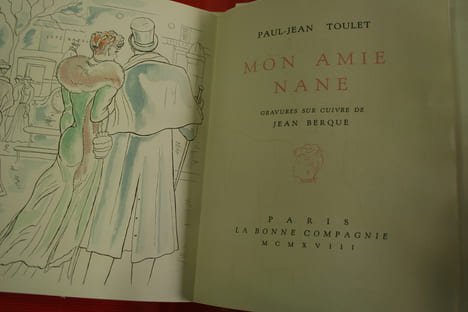 Mon amie Nane, gravures sur cuivre de Jean Berque.. TOULET Paul-Jean