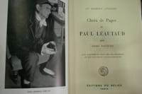 Choix de Pages de Paul Léautaud, avec une introduction, des illustrations et des documents bibliographiques.