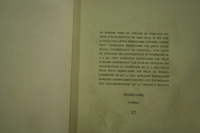 Théâtre de Marivaux (2vol), illustré par les bois en couleurs de Grau Sala.