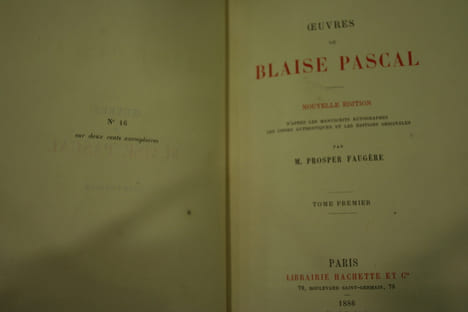 Oeuvres de Blaise Pascal, Les Provinciales (2vol), d'après les manuscrits autographes, les copies authentiques et les éditions originales.. PASCAL ...