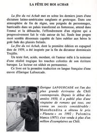 La Fête du Roi Achab - traduit de l'espagnol (Chili) par Agnès SOW