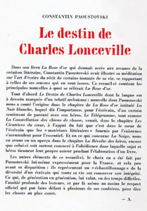 Le destin de Charles Lonceville et autres histoires - nouvelles traduites du russe par Lydia Delt et Véra Varzi
