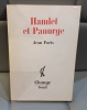JEAN PARIS Hamlet et Panurge. 