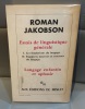 REVUE CRITIQUE n°322 Roman Jakobson . 
