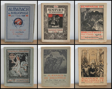 Almanach Du Bibliophile pour l'année 1898, 1899, 1900, 1901, 1902, 1903 (Complet)