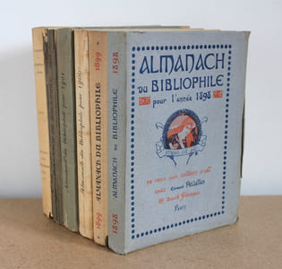 Almanach Du Bibliophile pour l'année 1898, 1899, 1900, 1901, 1902, 1903 (Complet)