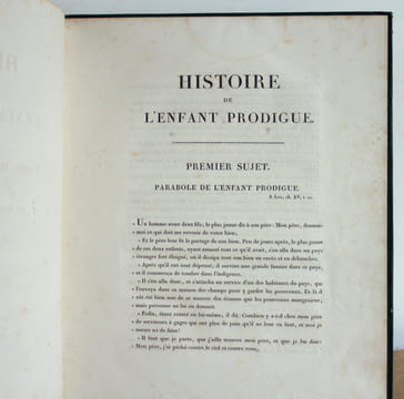 Histoire de l'enfant prodigue, en douze tableaux, tirée du nouveau testament. Inconnu