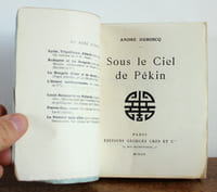 Sous le ciel de Pékin