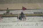 Vue d'optique « Vue perspective du château Rle. de Marly ». 