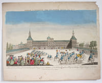 Vue d'optique « Vue du palais royal du Roy d'Espagne a Madrid »