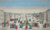 Vue d'optique La fêste du poids au Mongol qui se célebre chez ses peuples avec grande vénération