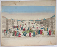 Vue d'optique La fêste du poids au Mongol qui se célebre chez ses peuples avec grande vénération
