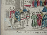 Vue d'optique La fêste du poids au Mongol qui se célebre chez ses peuples avec grande vénération