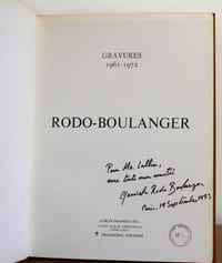 G. Rodo Boulanger Gravures 1961-1972