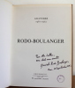 G. Rodo Boulanger Gravures 1961-1972. G. Rodo Boulanger