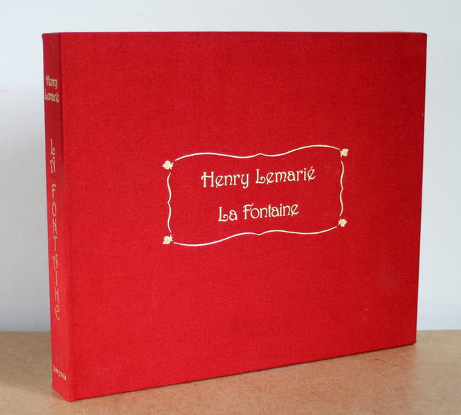 10 bois grav&eacute;s de Henry Lemari&eacute; (1911-1991) repr&eacute;sentant 10 contes de &laquo; La Fontaine &raquo;. Henry Lemari&eacute;